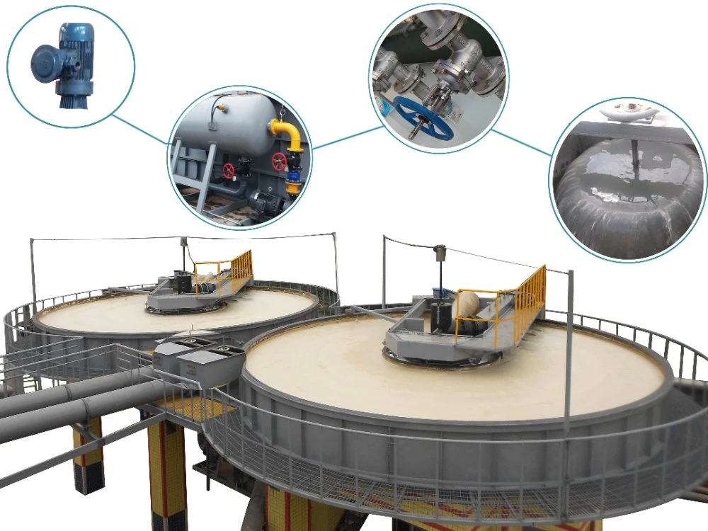 Circular Dissolved Air Flotation Superifical Daf System for Industrial Sewage Treatment