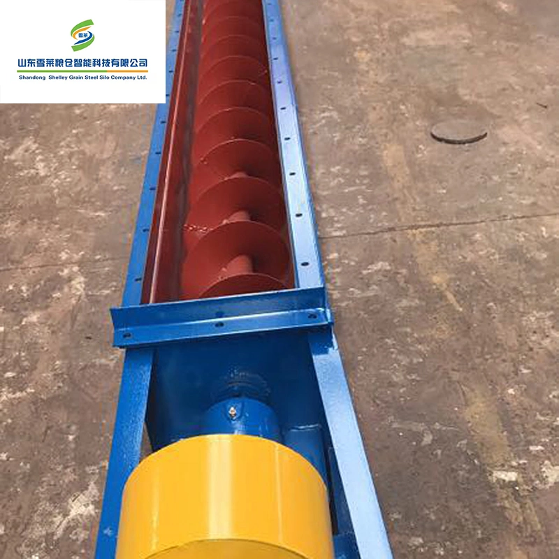 Carbon Steel Screw Auger Spiral Conveyer Wheat Maize Sorghum Grain Screw Conveyors